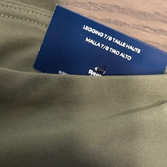 Reebok Olive Green Women's Leggings NWT - Picture 4 of 7